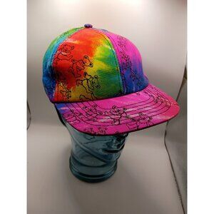 Vintage 90s Grateful Dead Snapback Tie Dyed Baseball Hat 1991